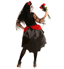 Dia De Los Muertos Bride  Dress, Flower Veil 