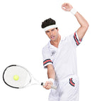 White Sweatbands Set  Headband And 2 Wristbands 