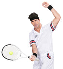 Black Sweatbands Set  Headband And 2 Wristbands 