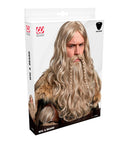 Viking Wig With Beard & Moustache In Box