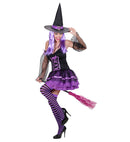 Witch  Dress, Armbands With Veils, Hat  - 3 Colors Assorted