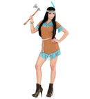 Indian  Dress, Belt, Headband With Feather 