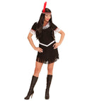 Indian  Dress, Headband With Feather 