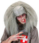 Zombie Headpiece With Hair In Polybag