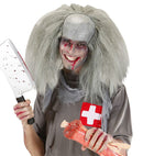 Zombie Headpiece With Hair In Polybag