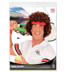 Tennis Player Wig In Polybag