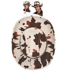 Montana Cow Print Cowboy Hat Image 2