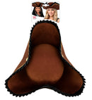 Deluxe Brown Tricorn Hat for Women Image 2