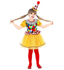 Clown  Tutu Dress, Mini Hat 