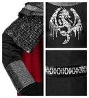 Dark Knight  Hooded Coat With Cape 