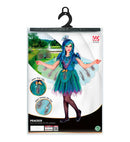 Peacock  Dress With Peacock Tail Veils, Headpiece 