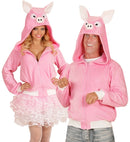 Pig  Hooded Fleece Jacket 