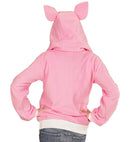 Pig  Hooded Fleece Jacket 