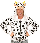 Cow  Hooded Fleece Jacket 