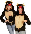 Bull  Hooded Fleece Jacket 