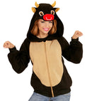 Bull  Hooded Fleece Jacket 