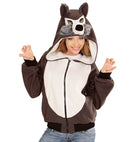 Wolf  Hooded Fleece Jacket 