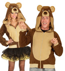 Bear  Hooded Fleece Jacket 