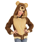 Bear  Hooded Fleece Jacket 