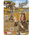 Leopard  Hooded Fleece Jacket 