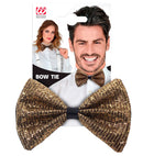 Gold Square  Bow Tie