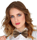 Gold Square  Bow Tie