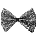 Silver Square  Bow Tie