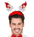 Santa Claus Head Bopper With Marabou & Tinsel
