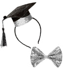 Graduate Set  Mini Graduate Hat On Headband &  Bow Tie 