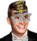 Silver Happy New Year Glasses