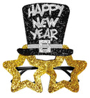 Gold Happy New Year Glasses