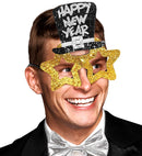Gold Happy New Year Glasses