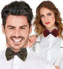 Metallic Polka Dots Bow Tie  6 Colors Ass.