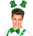 St. Patrick'S Day Set   Mini Top Hats Head Bopper & Bow Tie 