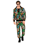 Dia De Los Muertos Party Fashion Tracksuit  Jacket, Pants 