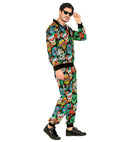 Dia De Los Muertos Party Fashion Tracksuit  Jacket, Pants 