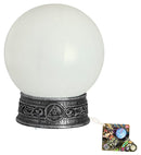 Sound Sensor Activated Crystal Ball With Stand, Color Changing Kaleidoscope Lights & Eerie Sounds 20 Cm