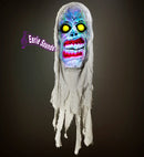 Sound Sensor Activated Neon Hooded Demon With Color Changing Kaleidoscope Lights & Eerie Sounds 120 Cmion