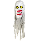 Sound Sensor Activated Neon Hooded Demon With Color Changing Kaleidoscope Lights & Eerie Sounds 120 Cmion