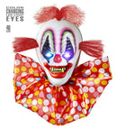 Horror Clown With Color Changing Flashing Led Light Eyes 40 Cm 