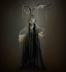 Sound Sensor Activated Talking Haunted Halloween Tree With Moving Mouth & Flashing Led Light Eyes 200 Cm - Speaks 3 Different Rhymes 