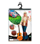Hippie  Shirt With Vest, Pants, Headband, Necklace 