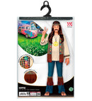 Hippie  Shirt With Vest, Pants, Headband, Necklace 