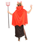 Devil  Dress, Cape, Horns 