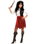 Pirate  Dress With Vest, Belt, Headpiece 