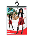 Pirate  Dress With Vest, Belt, Headpiece 