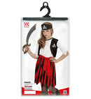 Pirate Girl  Dress With Vest, Belt, Headpiece 