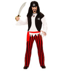 Pirate  Shirt With Vest, Pants, Belt, Headband 