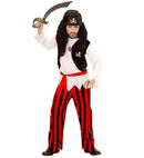 Pirate  Shirt With Vest, Pants, Belt, Headband 