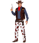 Cowboy  Vest, Chaps, Hat, Bandana 